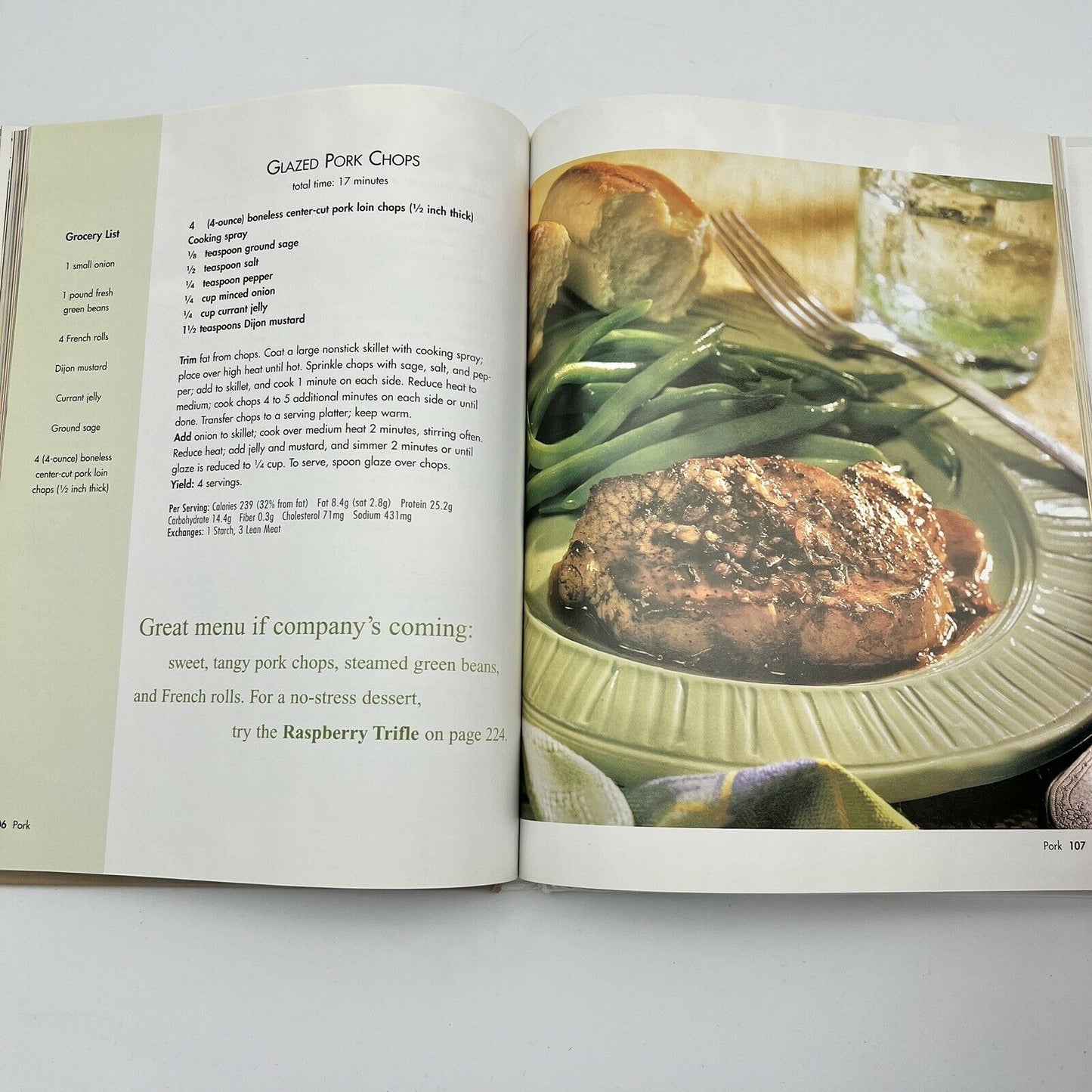 Cooking Light 5 Ingredient 15 Minute Cookbook Hardcover