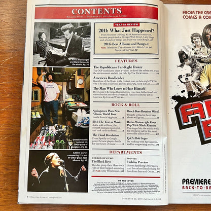 Rolling Stone Magazine Issue 1146-1147 Dec 22 2011-Jan 5 2012 2011 In Review