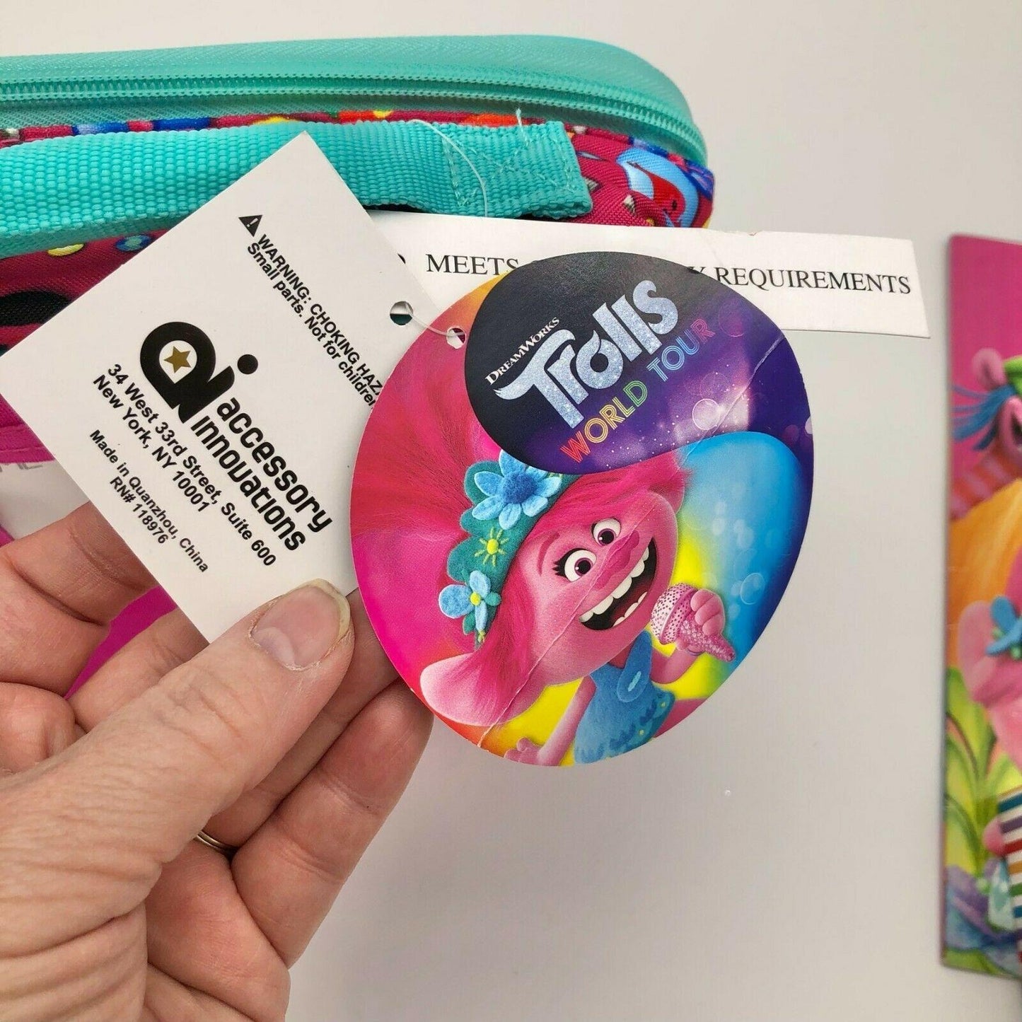 Dreamworks Trolls World Tour Lunch Bag Set W/ Notes & Posters