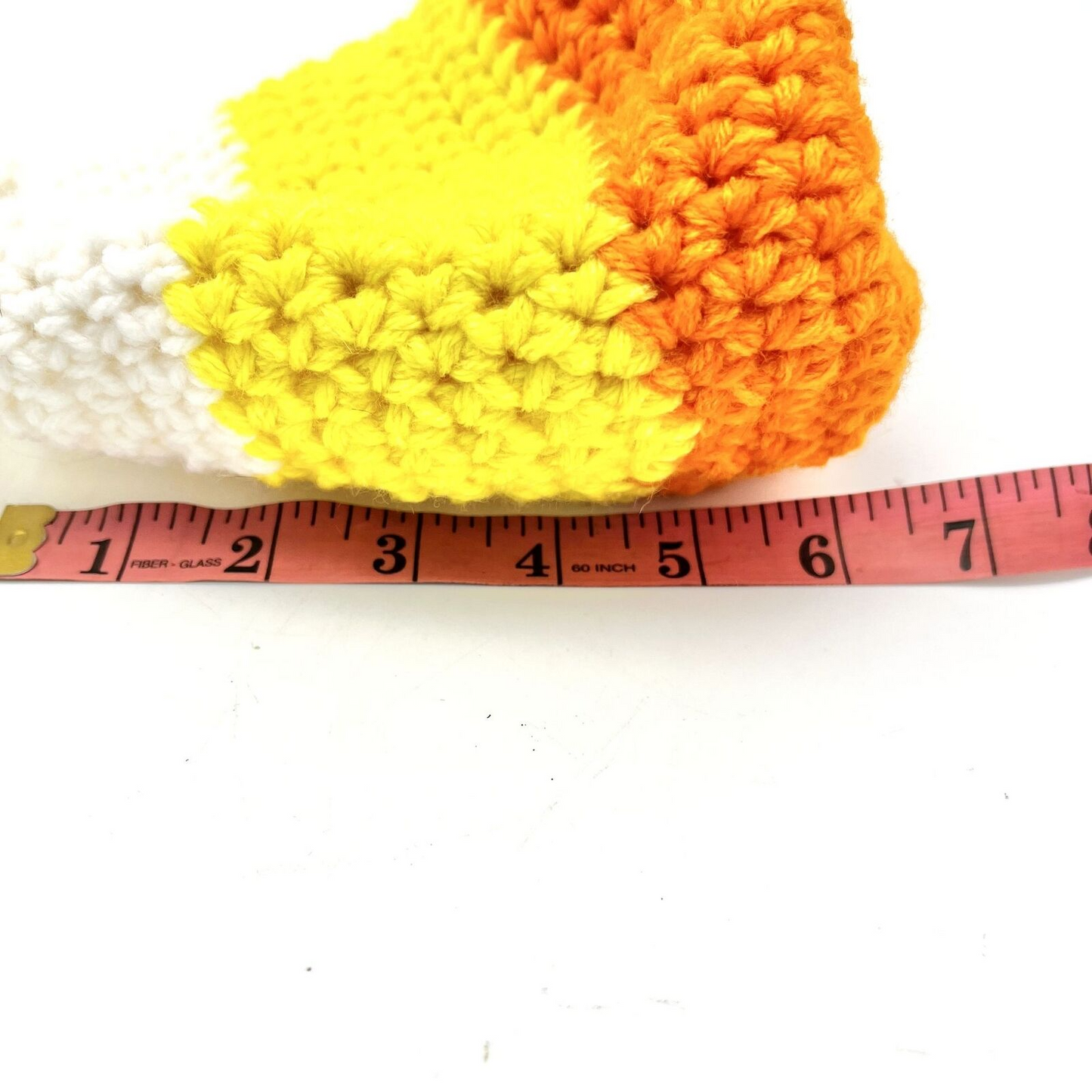 Handcrafted Crochet Bag Candy Corn Halloween Trick or Treat Bag